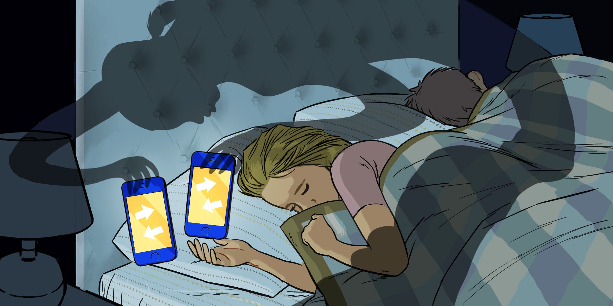 My phone, my credit card, my hacker, and me - Illustrations by Frank Stockton